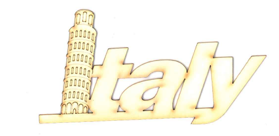 Enmarc - Chipboard -Going Places-Italy