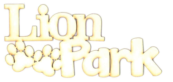 Enmarc - Chipboard -Going Places-Lion Park