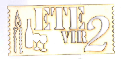 Enmarc - Chipboard -Say it With Words-Ete vir 2