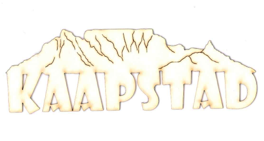 Enmarc - Chipboard -Going Places-Kaapstad