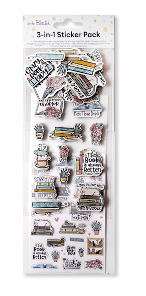 Little Birdie 3D -3 in 1 Pack - Stickers, Embellishments & Ephemera - Books Always