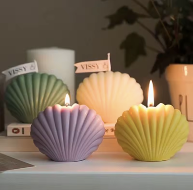 Pacifrica - Candle making kit with silicone mold me-shell