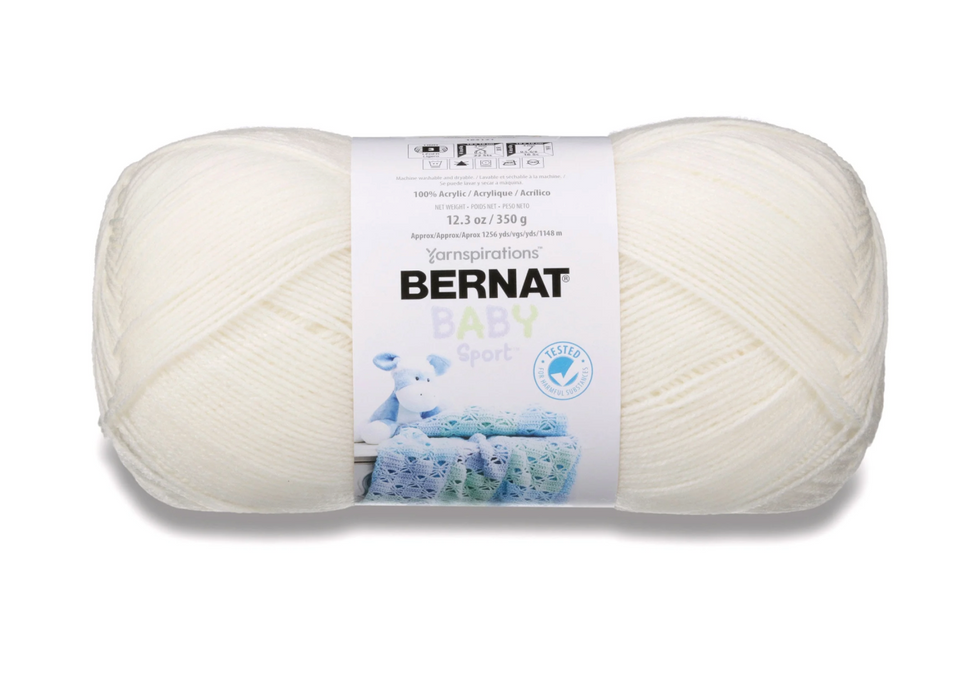 Bernat Baby Sport Yarn - Light Acrylic - Ecru