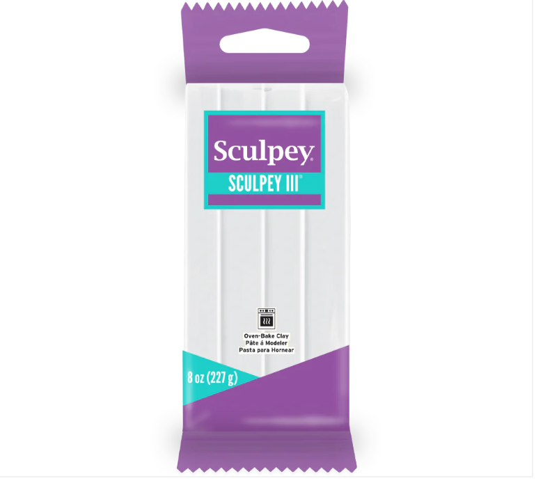 Sculpey - Sculpey  III Polymer Clay 8oz White - 227gram