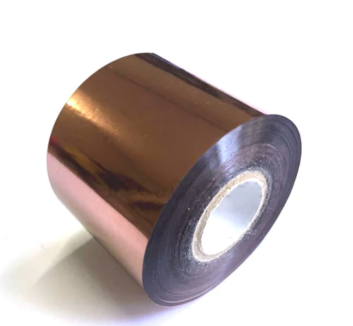 Thermal Transfer Foil - Metallic Rose Gold - 110mm x 60m - 25mm Core (Godex500)