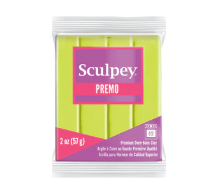 Sculpey Premo Polymer Clay 2oz Wasabi