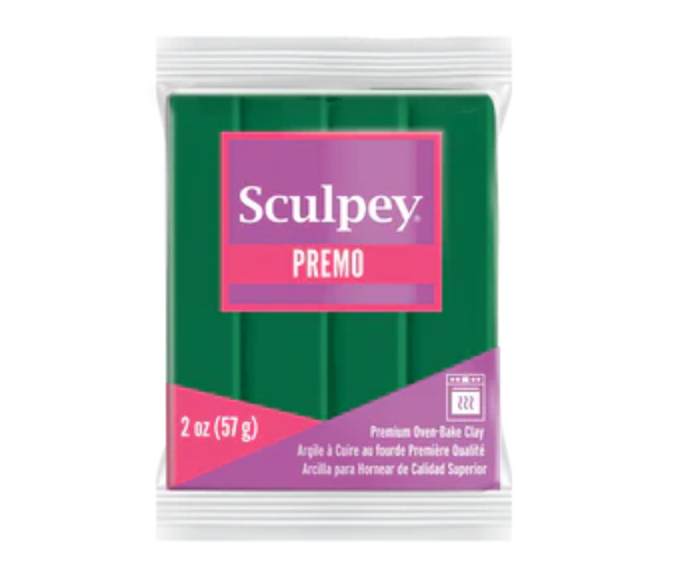 Sculpey Premo Polymer Clay 2oz Forest Green