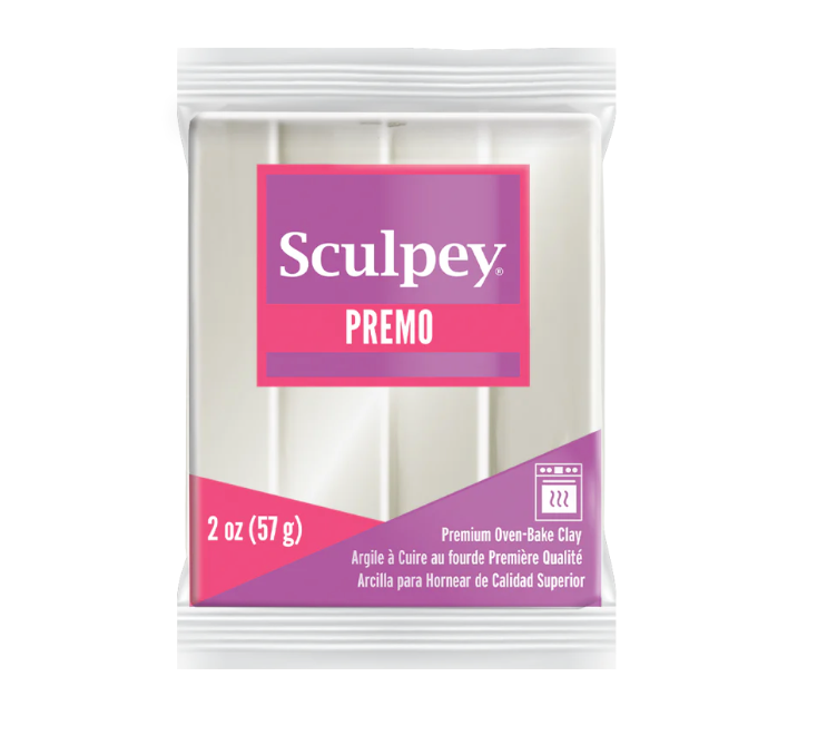 Sculpey Premo Premium Oven-Bake Clay 2oz Pearl
