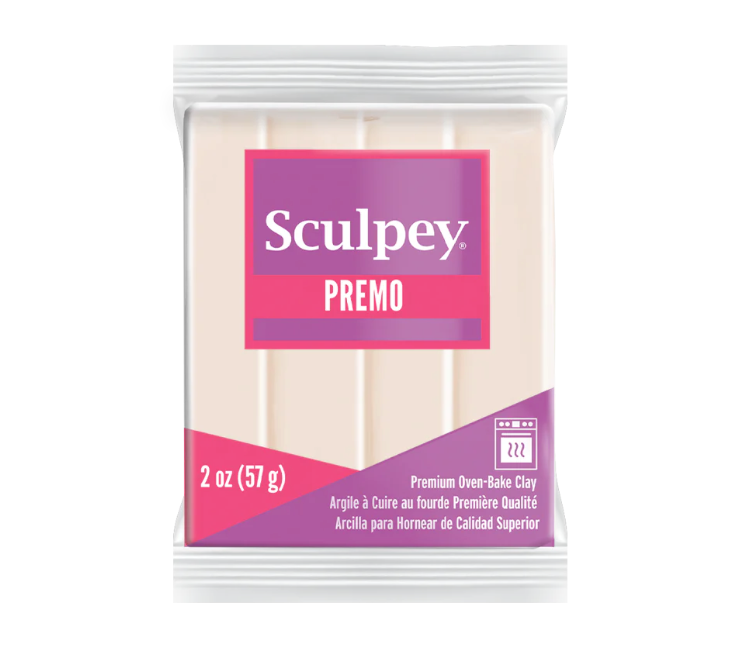 Sculpey Premo Premium Oven-Bake Clay 2oz Translucent