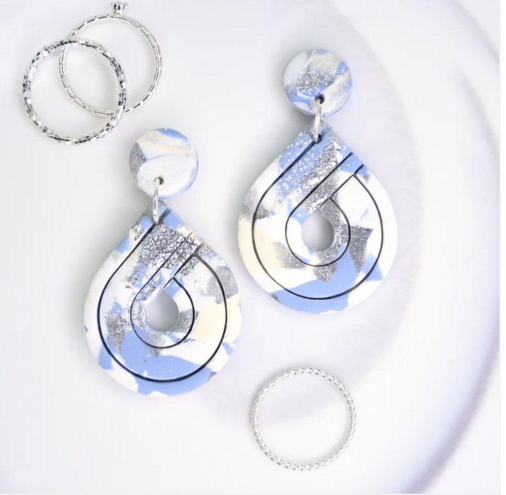 Sculpey Premo Premium Oven-Bake Clay 2oz White Gold Glitter