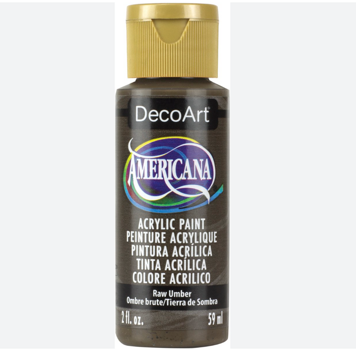 DecoArt - Americana Acrylic paint - Raw Umber 59ml