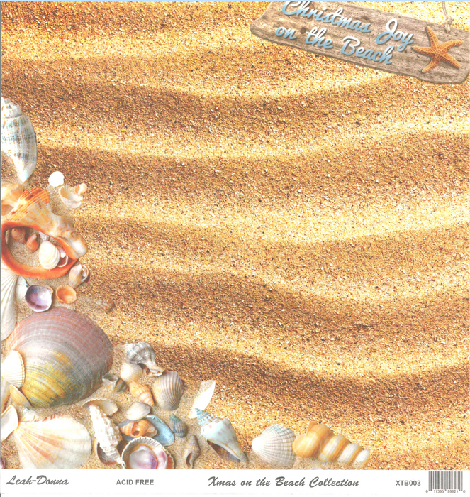 Leah-Donna - 12" x 12" Paper Pack Collection - Christmas on the Beach Kit