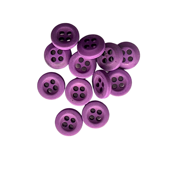Balt - Teddy Four Hole Buttons - Small - Lavender - 12pc