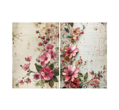 Little Birdie - Decoupage Paper Blossom Boutique 70gsm A4 size 2design 4 sheets