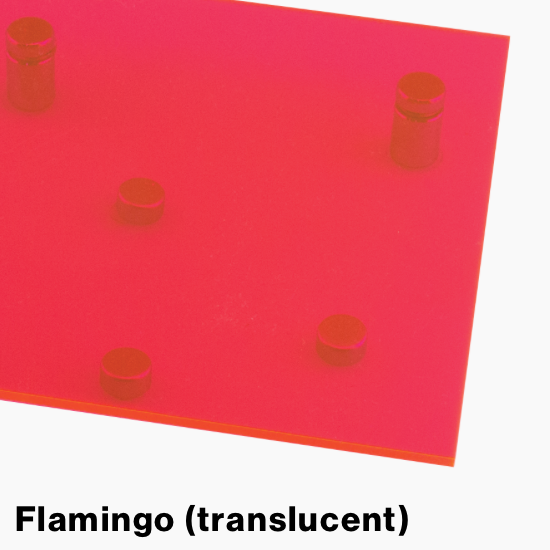 DOODLES - ROWMARK   FLAMINGO  - 1/8 - 3.0MM - 303mm x 303mm 1 Ply Sheet