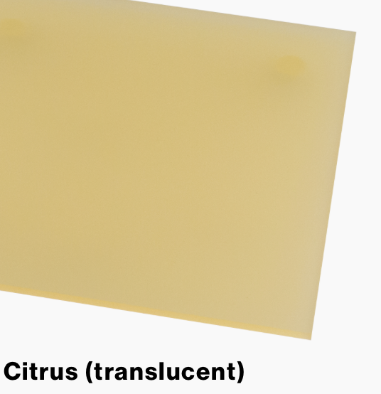 DOODLES - ROWMARK CITRUS - 1/8 - 3.0MM - 303mm x 303mm 1 Ply Sheet