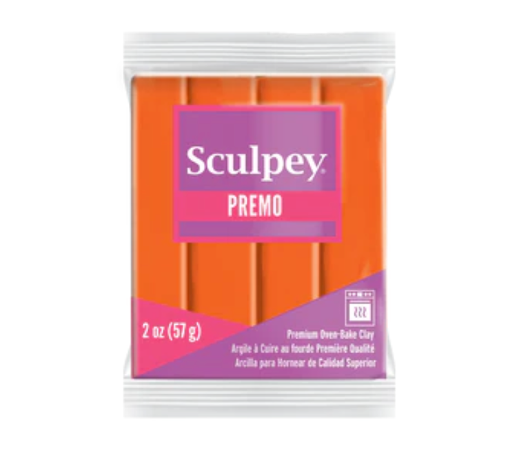 Sculpey Premo Polymer Clay 2oz Orange