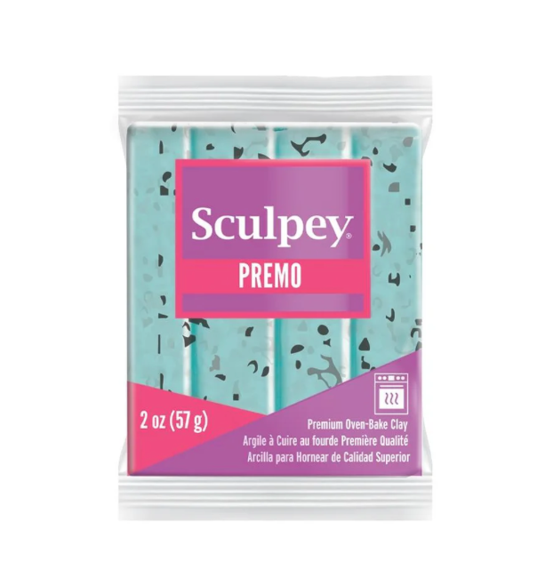Sculpey Premo Polymer Clay 2oz Zinc Turquoise