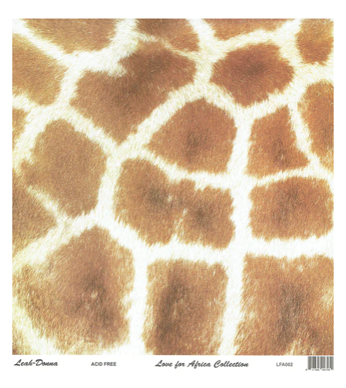 Leah-Donna - 12" x 12" Paper Pack Collection - Love for Africa