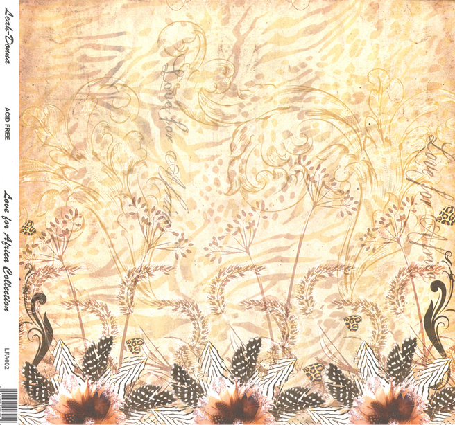 Leah-Donna - 12" x 12" Paper Pack Collection - Love for Africa