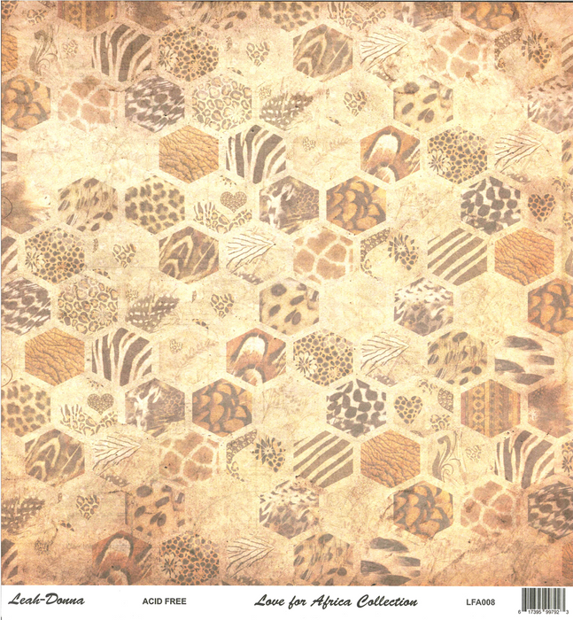 Leah-Donna - 12" x 12" Paper Pack Collection - Love for Africa
