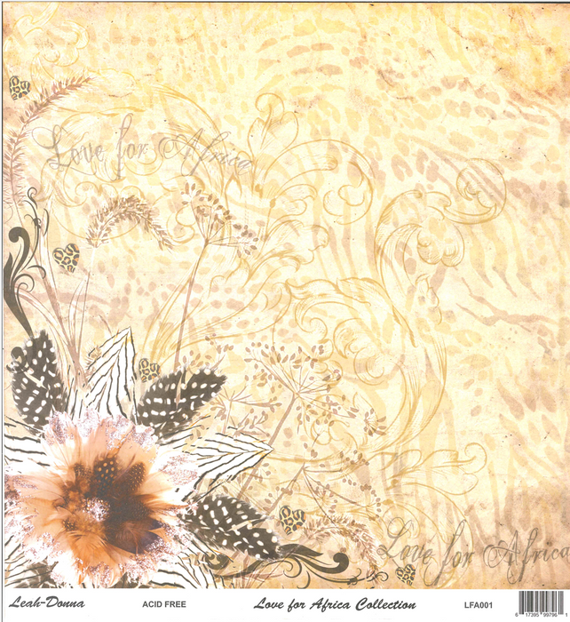 Leah-Donna - 12" x 12" Paper Pack Collection - Love for Africa