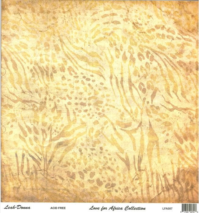 Leah-Donna - 12" x 12" Paper Pack Collection - Love for Africa