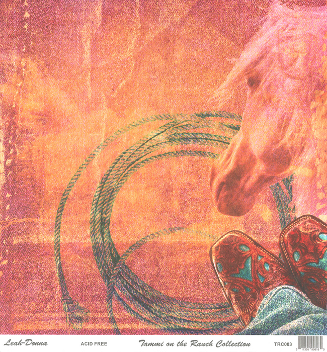 Leah-Donna - 12" x 12" Paper Pack Collection - Love for Horses