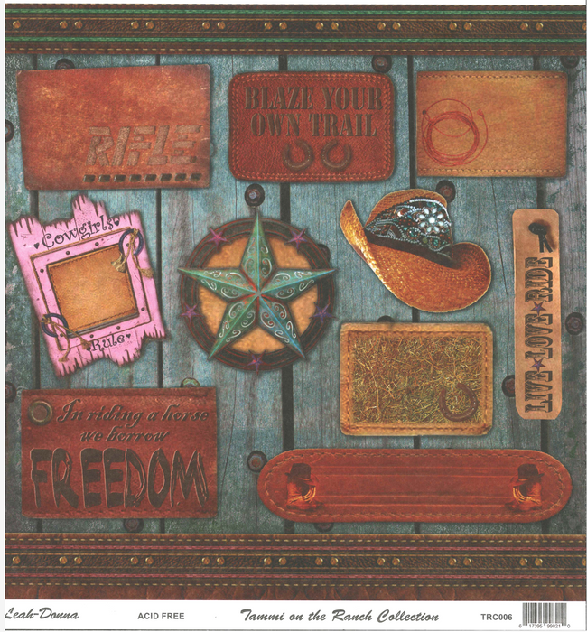 Leah-Donna - 12" x 12" Paper Pack Collection - Love for Horses