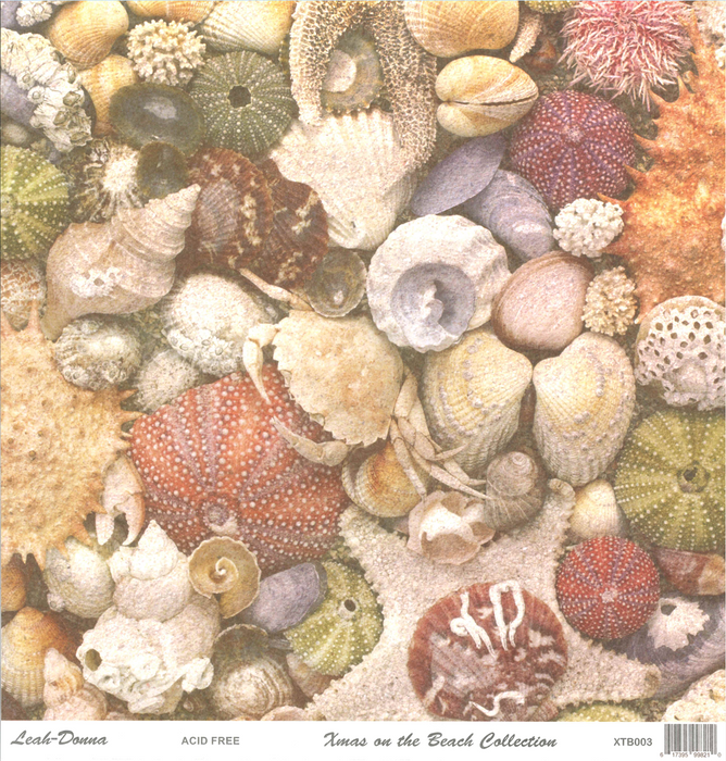 Leah-Donna - 12" x 12" DS-Paper - Xmas on the Beach (XTB003)