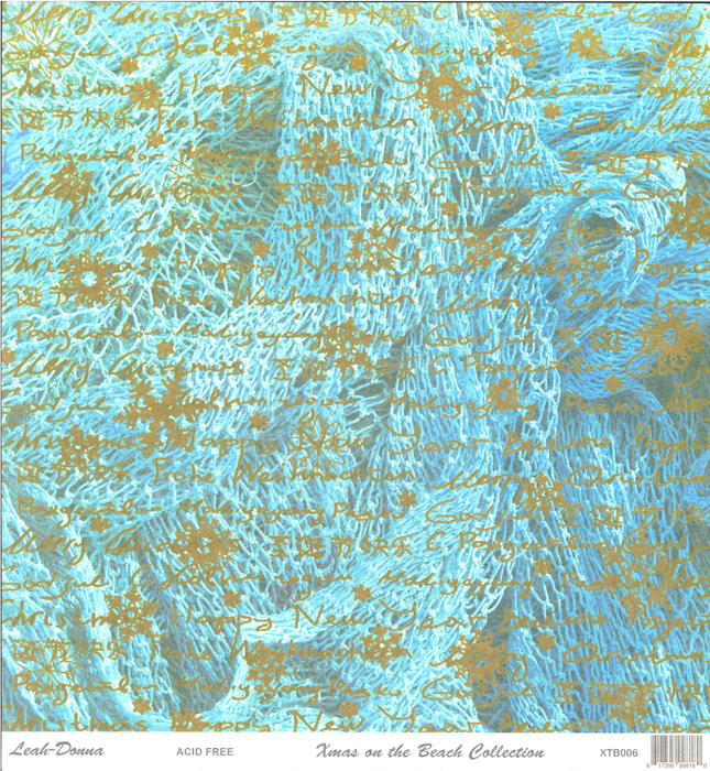 Leah-Donna - 12" x 12" DS-Paper - Xmas on the Beach (XTB006)