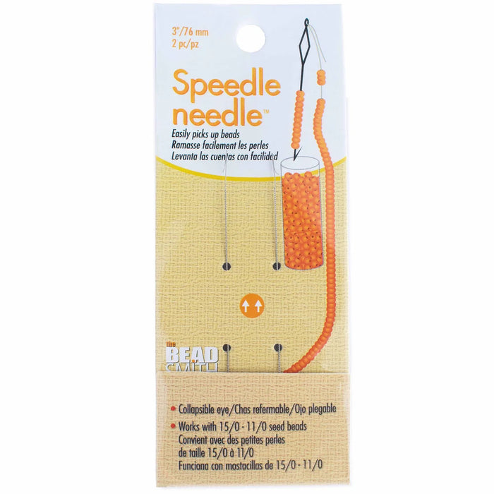 Beadsmith - SPEEDLE NEEDLE 76MM 2 NEEDLES PER CARD