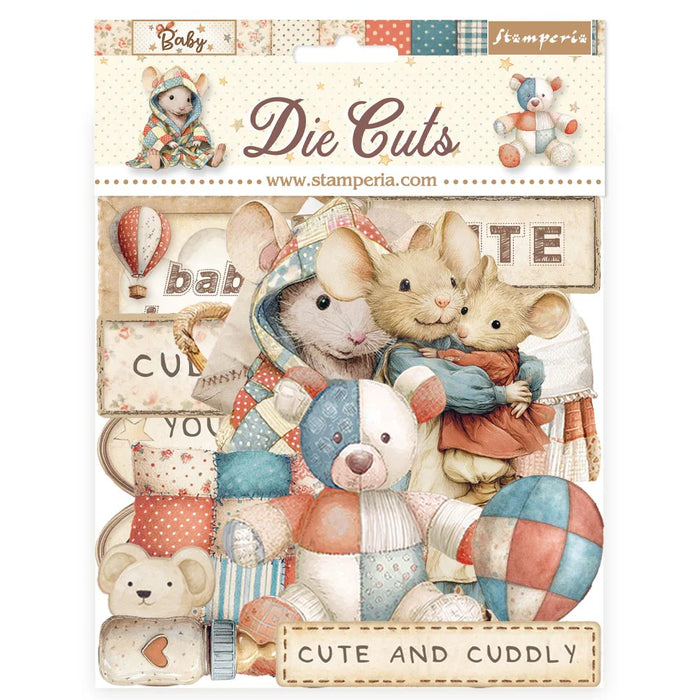 Stamperia - Baby Collection - Chipboard Die Cuts