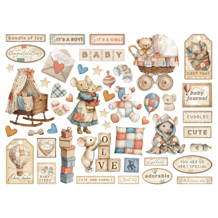 Stamperia - Baby Collection - Chipboard Die Cuts