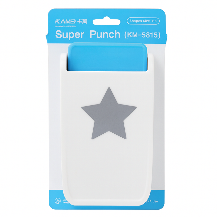Kamei Craft Super Punch Star 1.5 Inch