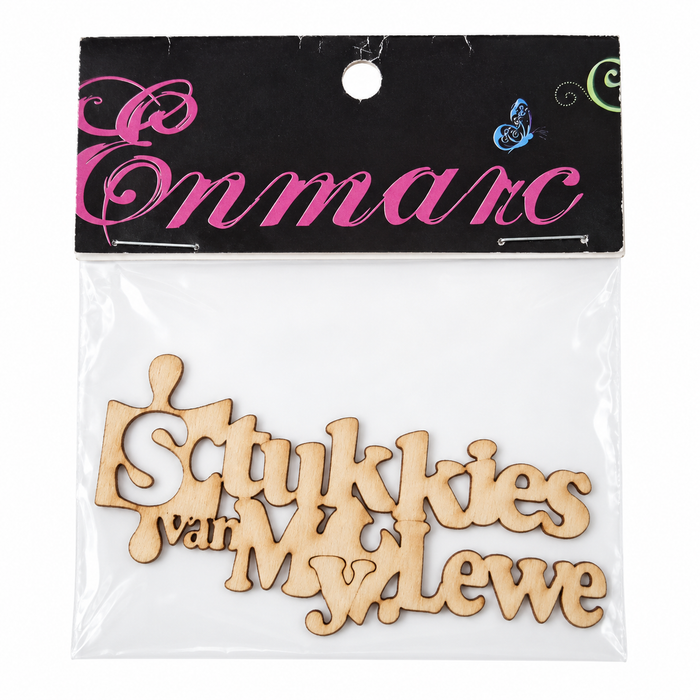 Doodles - Enmarc - "Stukkies van My Lewe" Chipboard Embellishment