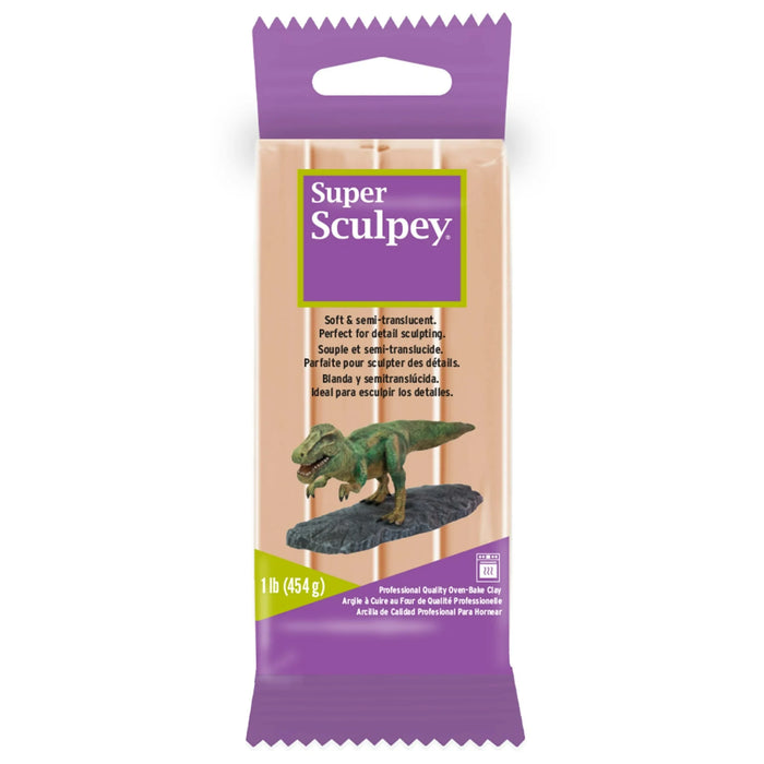 Super Sculpey Polymer Clay 1lb -Beige