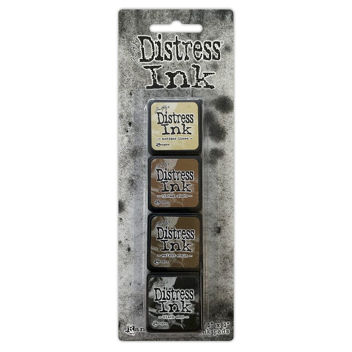 Tim Holtz - Distress Mini Ink Pads 4/Pkg - Kit 3