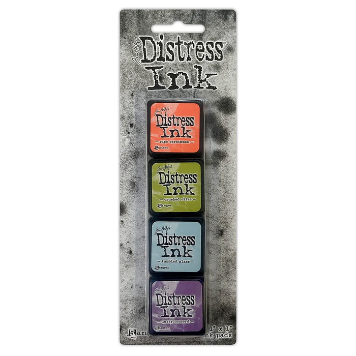 Tim Holtz - Distress Mini Ink Pads 4/Pkg - Kit 8