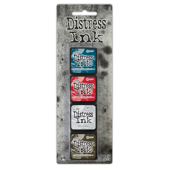 Tim Holtz - Distress Mini Ink Pads 4/Pkg - Kit 18