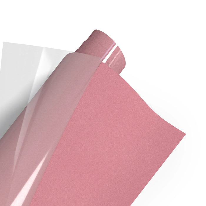 Tubitherm - Flock Heat Transfer Vinyl - Light Rose (1m x 25cm)