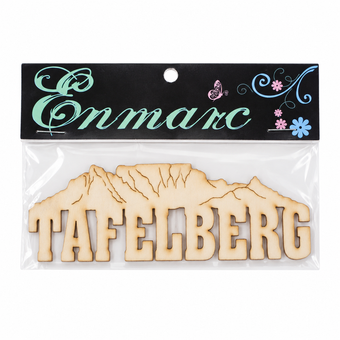 Doodles - Enmarc - Going Places, "Tafelberg" Chipboard Embellishment