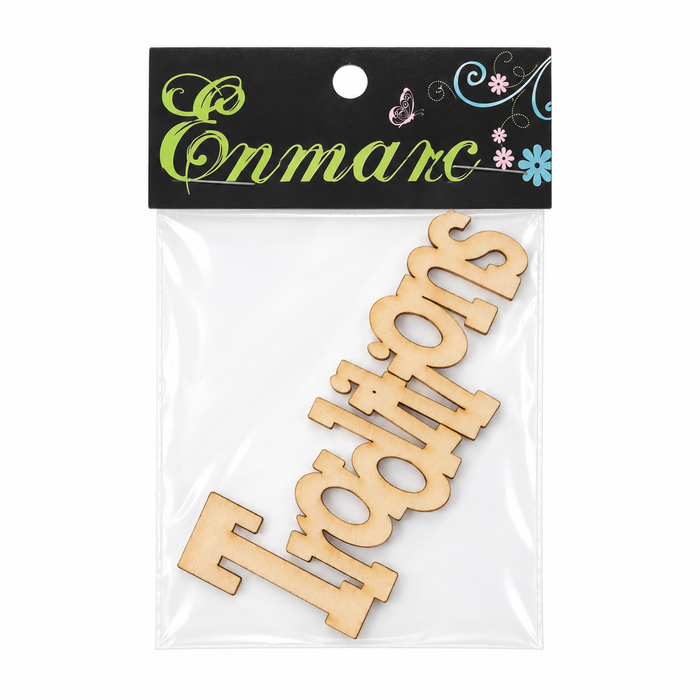 Doodles - Enmarc - "Traditions" Chipboard Embellishment