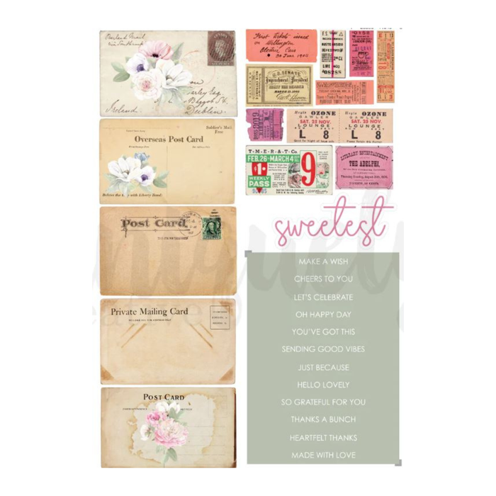 Uniquely Creative - Whispers of Wisdom Cut-a-Part Sheet