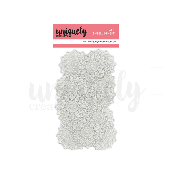 Uniquely Creative - White Lace Doilies 5cm x 15pcs