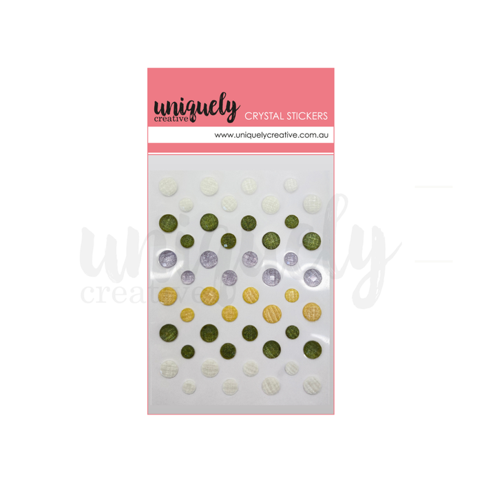 Uniquely Creative - Golden Path Shimmer Crystal Stickers 48pcs