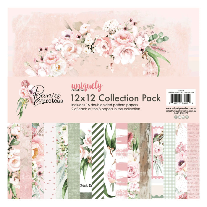 Uniquely Creative - Collection Pack 12x12 - Peonies & Proteas