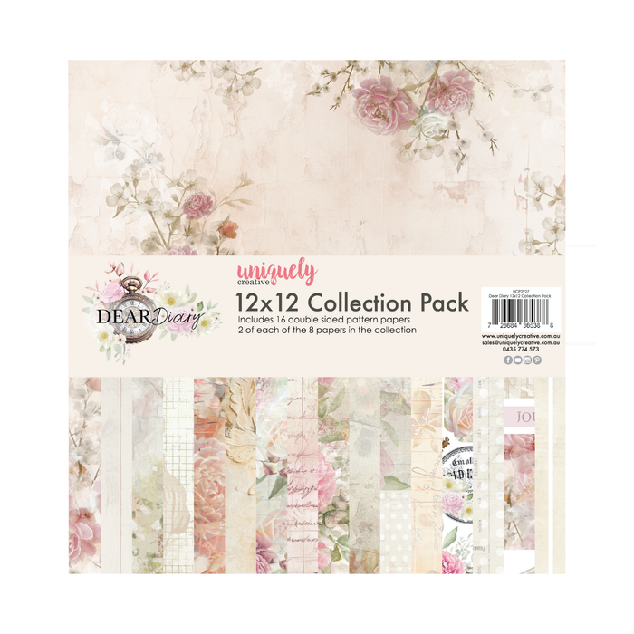 Uniquely Creative - Dear Diary Collection - 12x12" Paper Kit