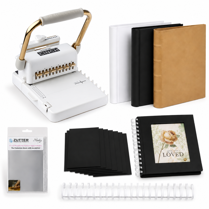 We R Makers Universal Cinch Gold & White - Super Doodles Value Bundle - NEW
