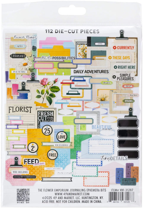 49 And Market Die-Cuts - Journaling, The Flower Emporium